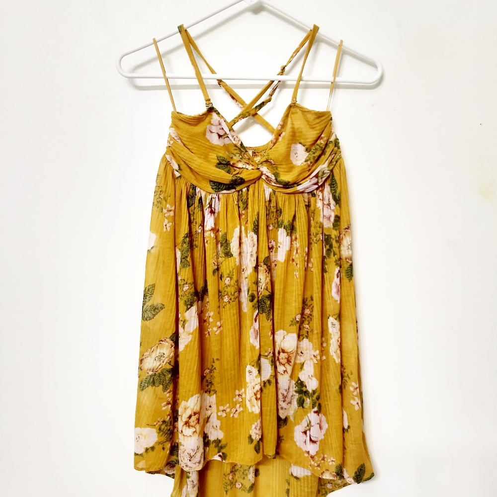 Women's Free People high low babydoll tank